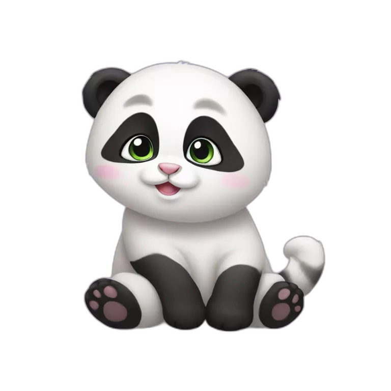 panda kitten