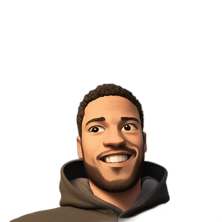 content man in black