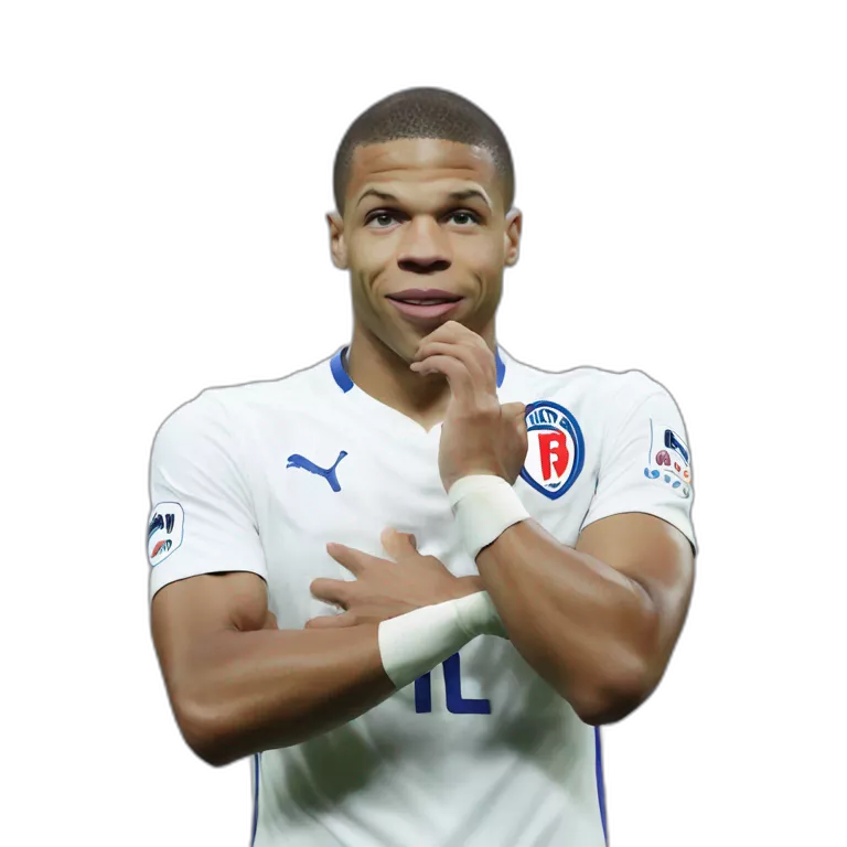 bisous de mbappé
