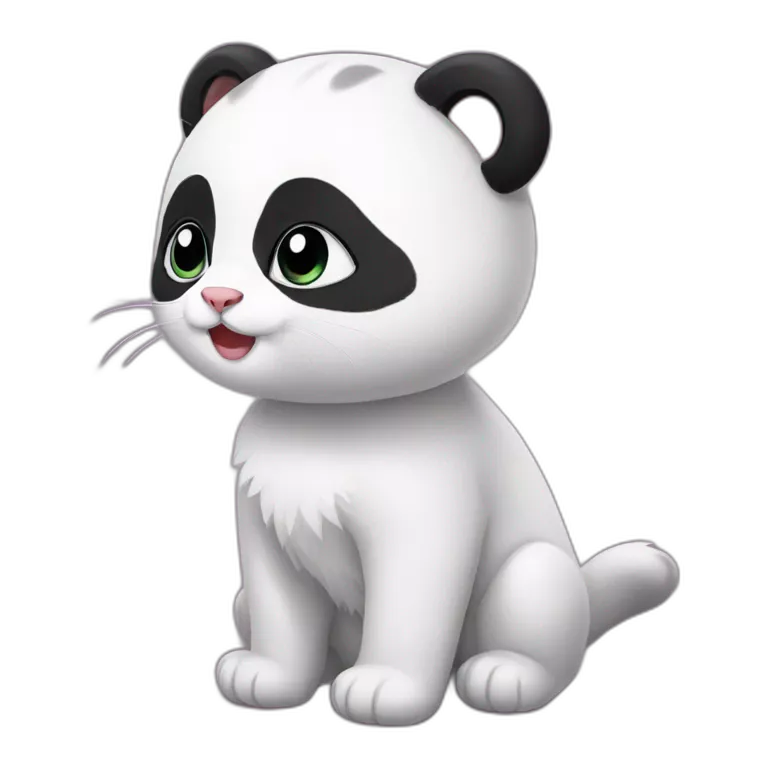 panda kitten
