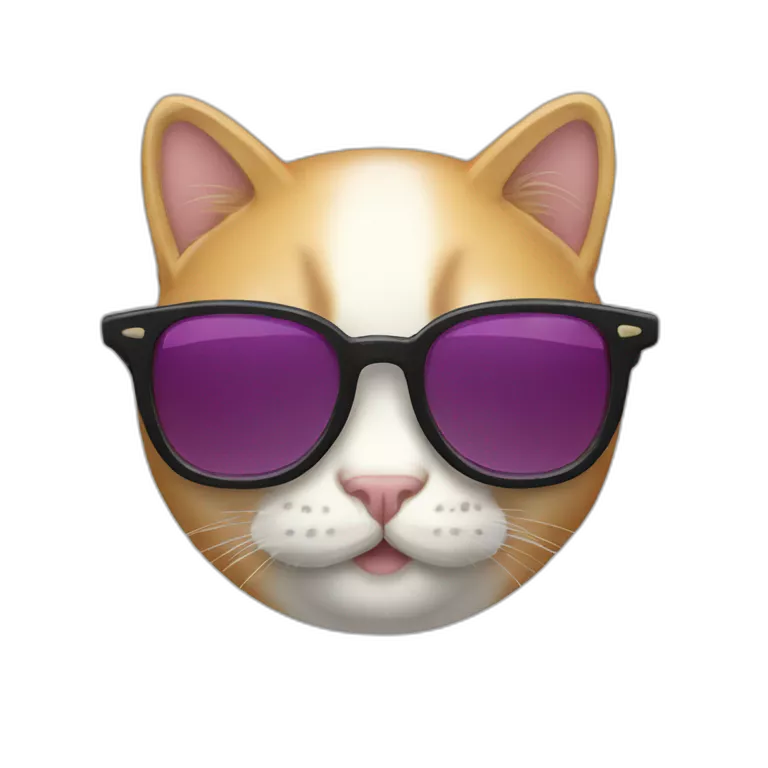 Chat a lunettes best sale