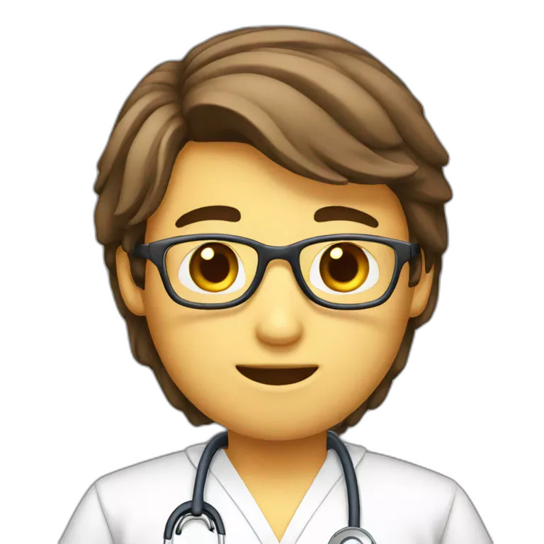 Studying emoji medico