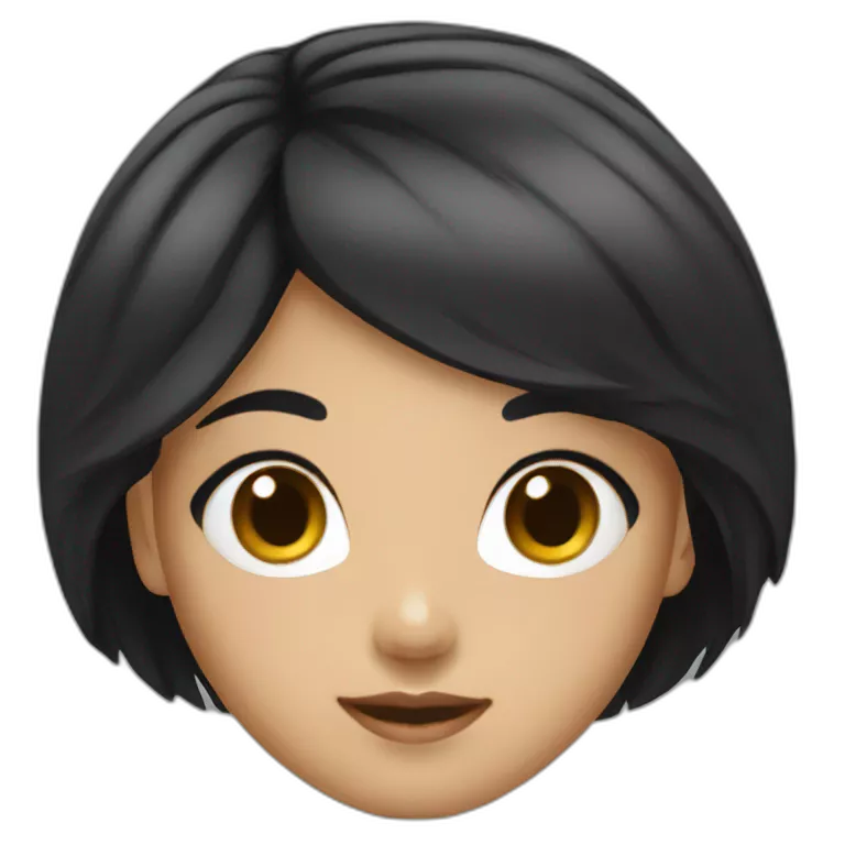 Black hair emoji best sale