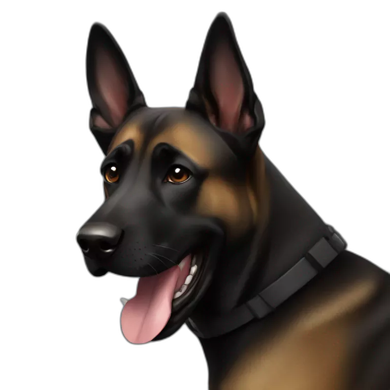 black-dog-malinois-happy