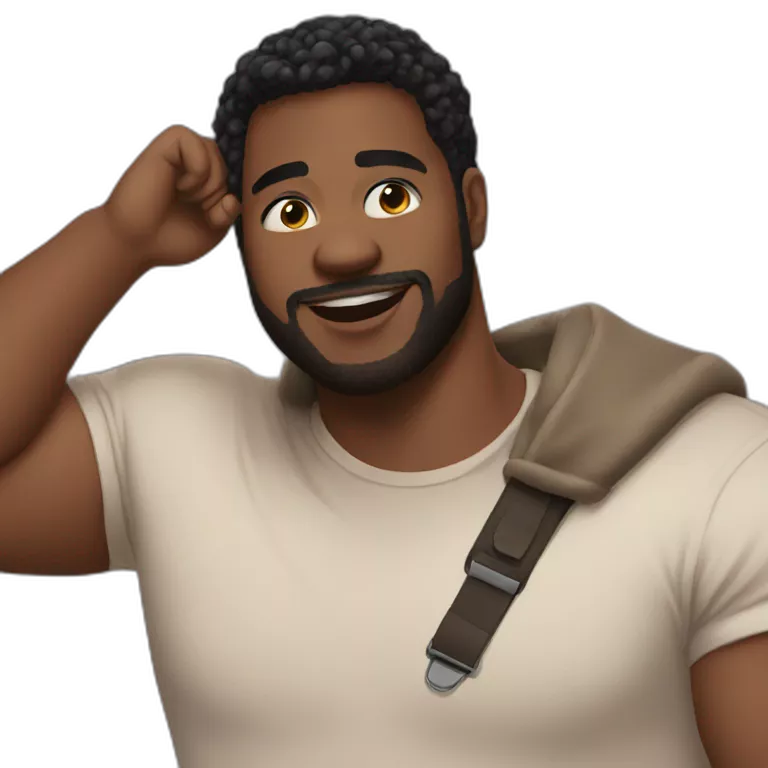 Thicc gay black man