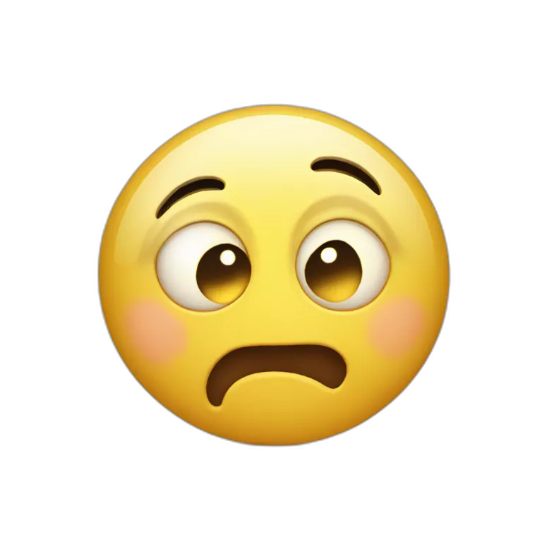 confused happy blinking