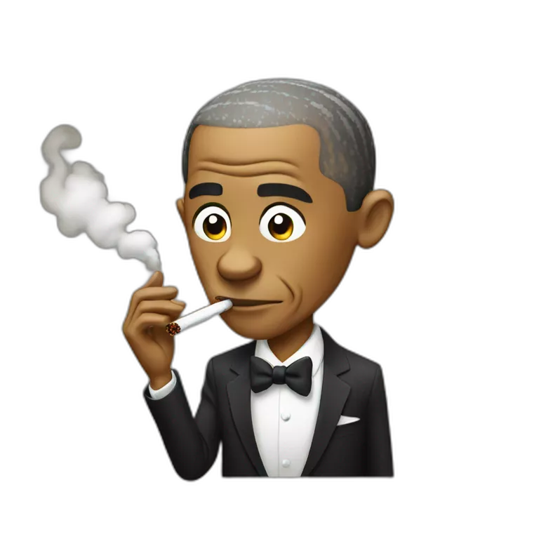 obama smoking