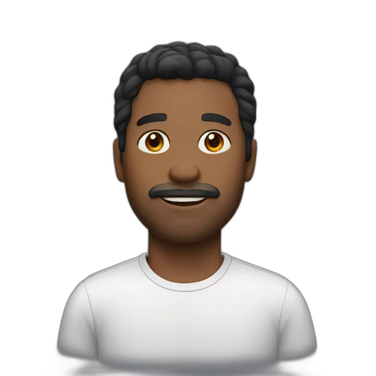 black hair father