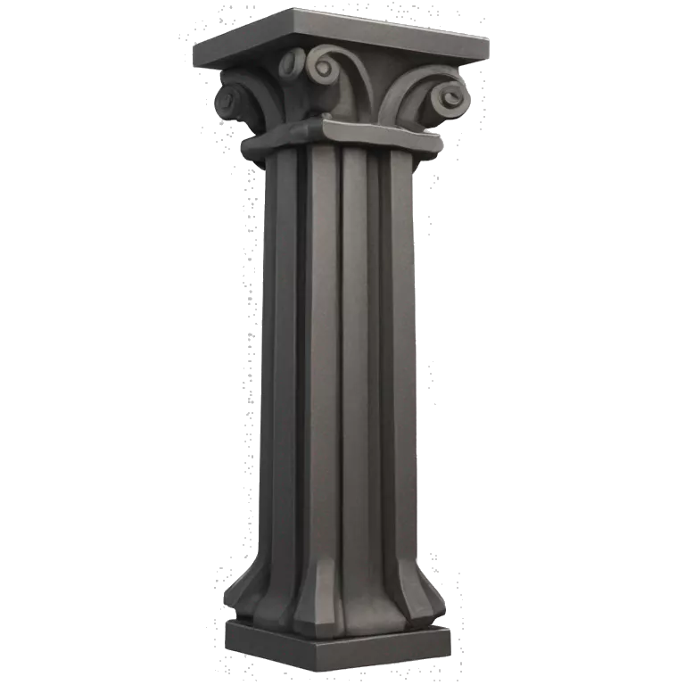 cast iron metal column structure pilar, modern