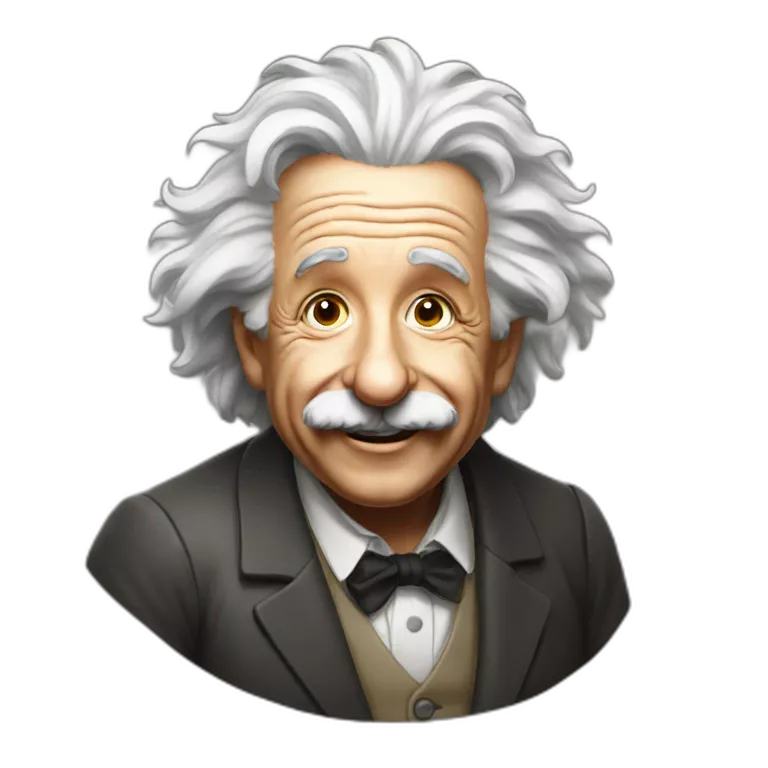 Einstein is happy