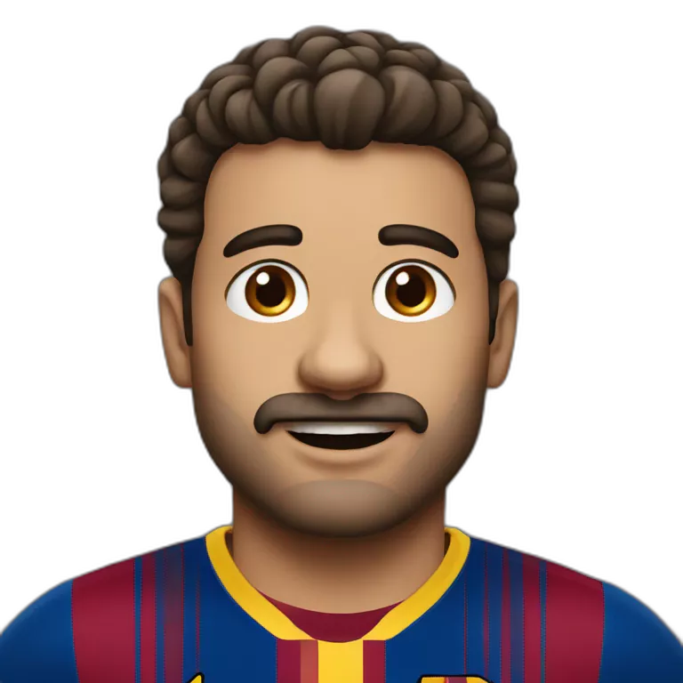 Fcbarcelona fan without moustache