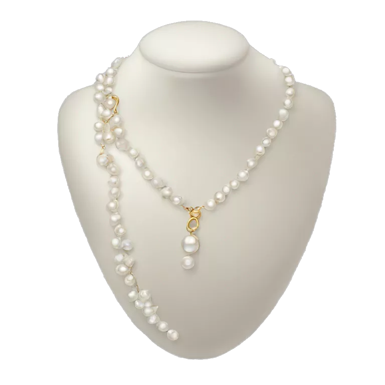 broken pearls neclace
