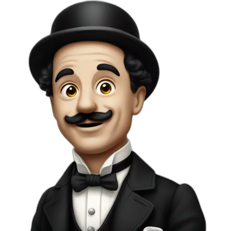 Charlie chaplin without hat