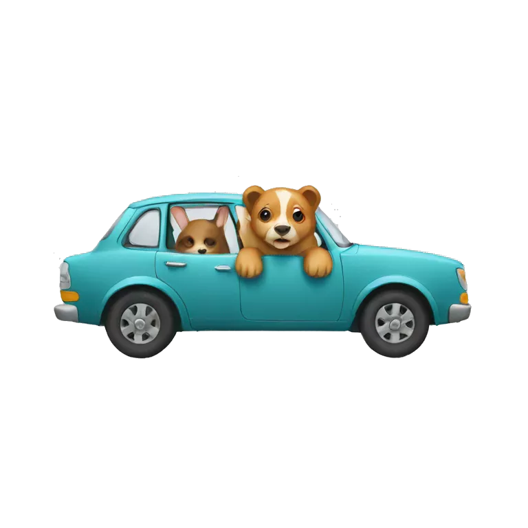 Animals in vehicle