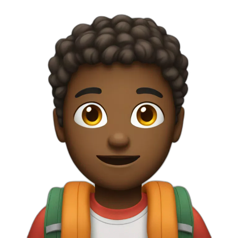 a kid with a backpack