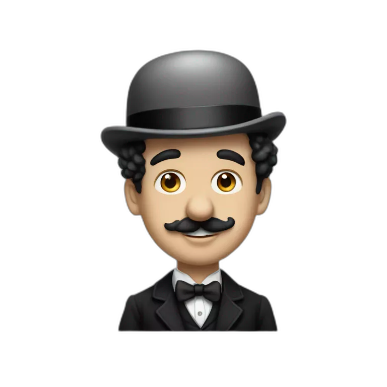 Charlie Chaplin without helm