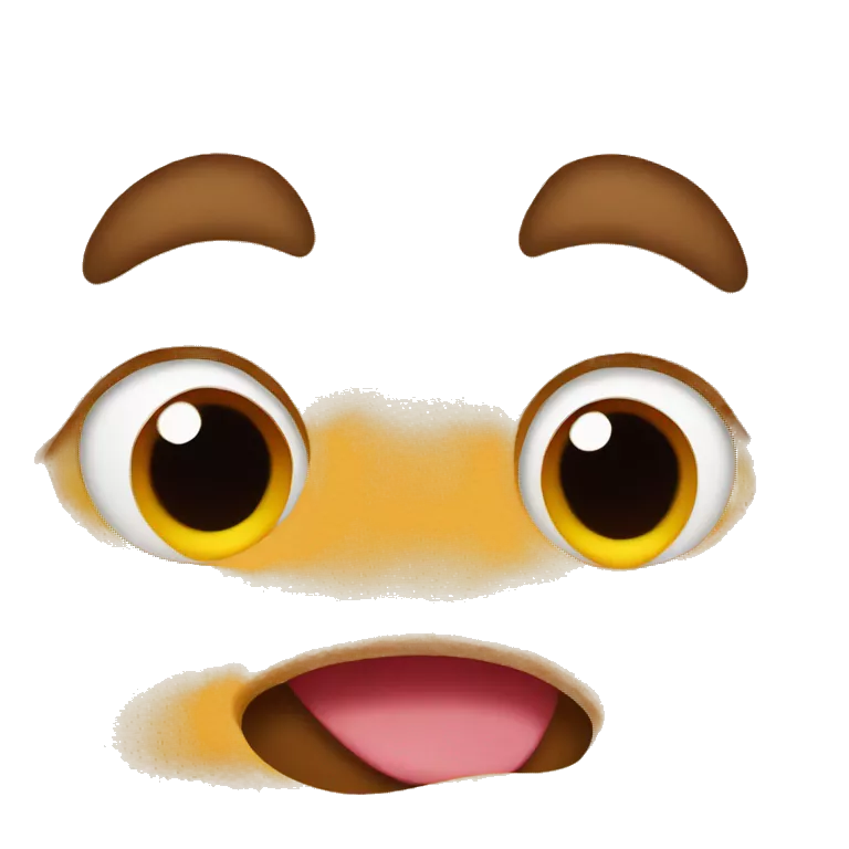 chicken nugget face