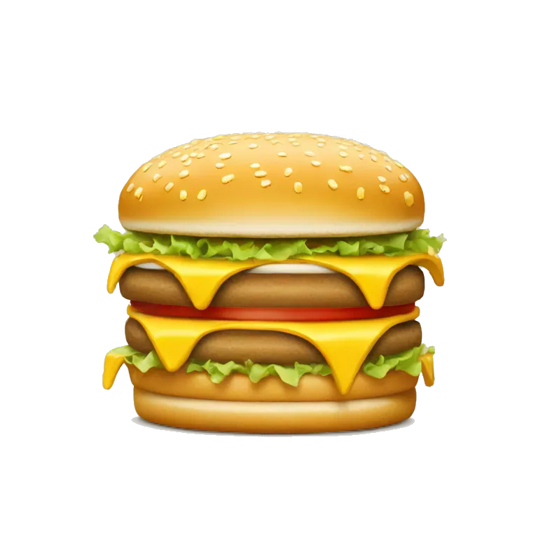 Mcdonalds Big Mac with no big mac words on it