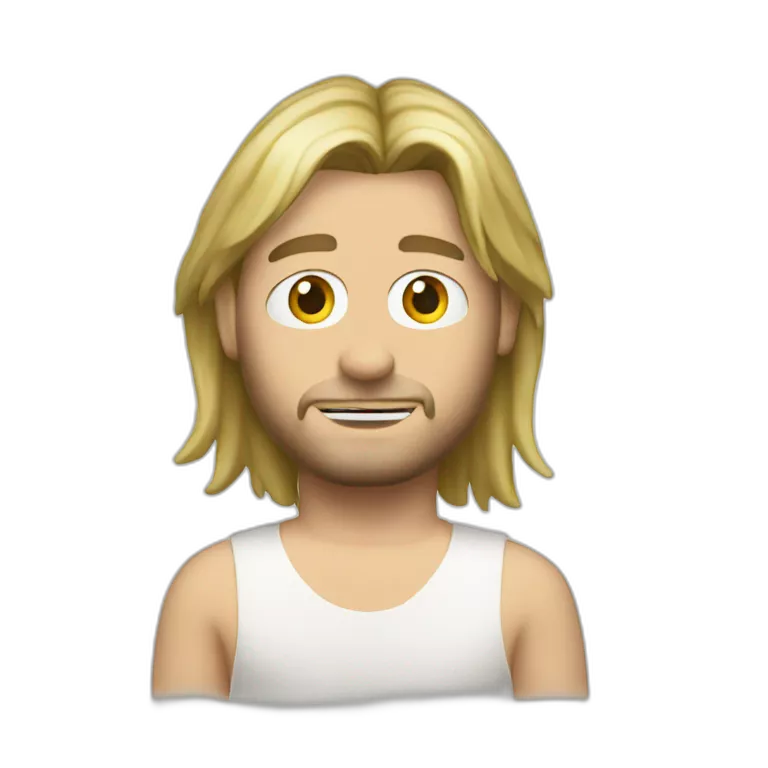 Kurt Cobain without beard