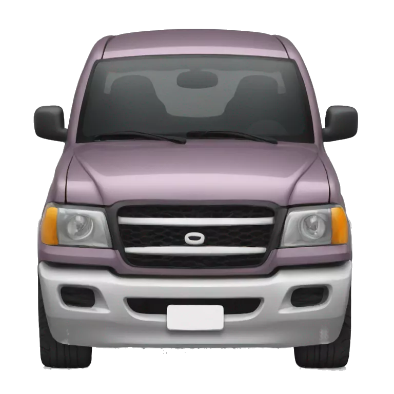 one car, front view