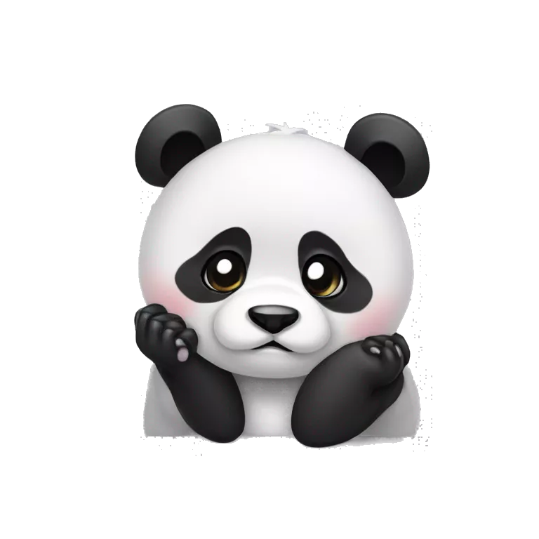 cute panda facepalm