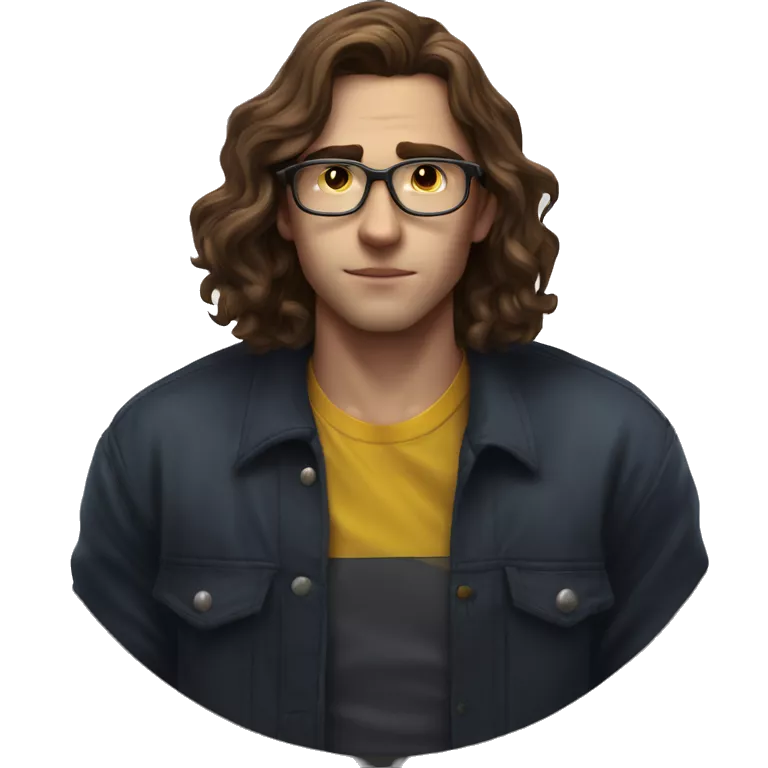 confident yellow shirt model portrait