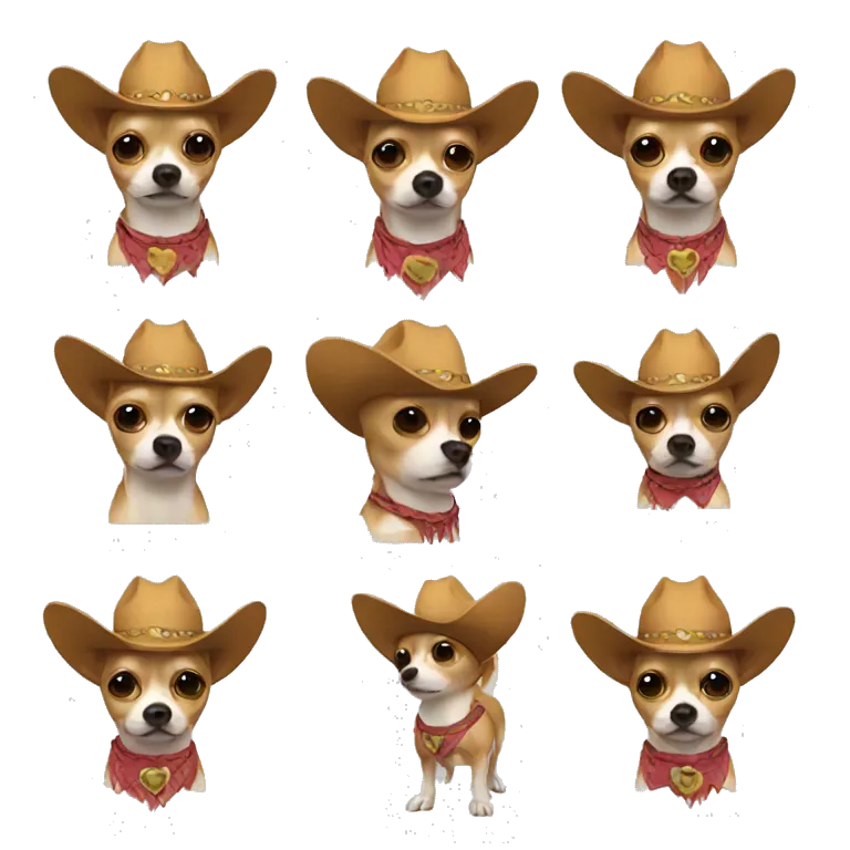 Chihuahua cowgirl