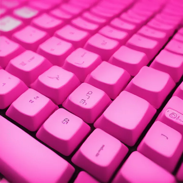 Logitech pink keyboard