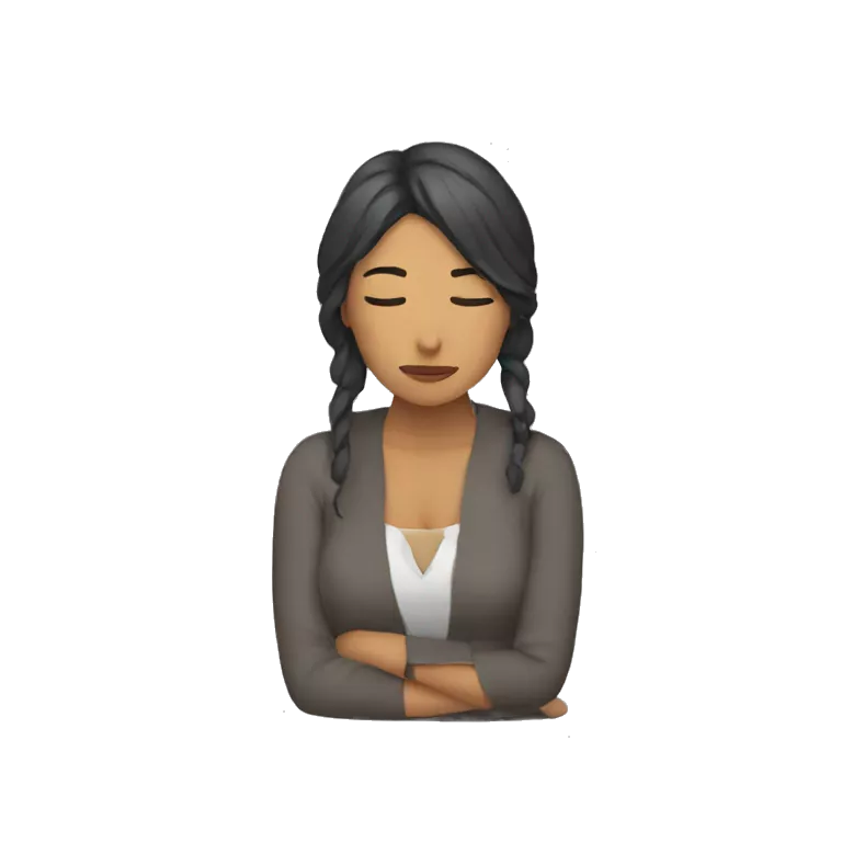mujer pensado