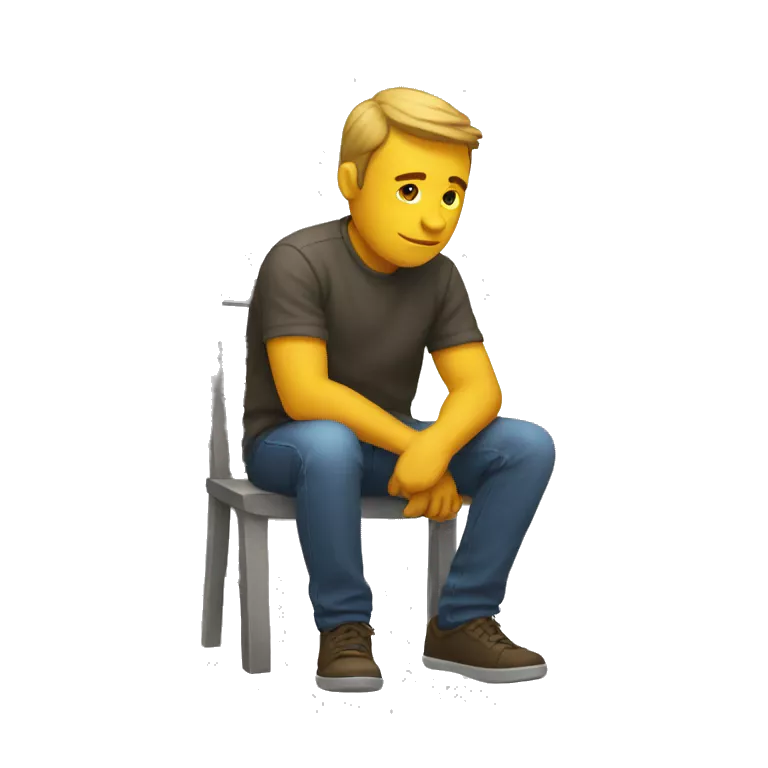 sitting alone