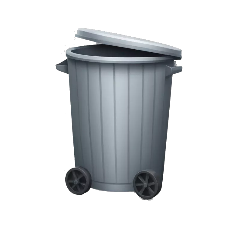 rubbish bin