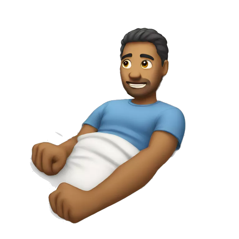 MAN WAKING UP