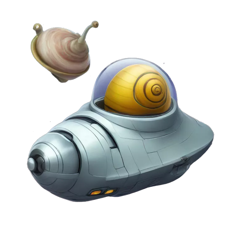 hover snails in space ship