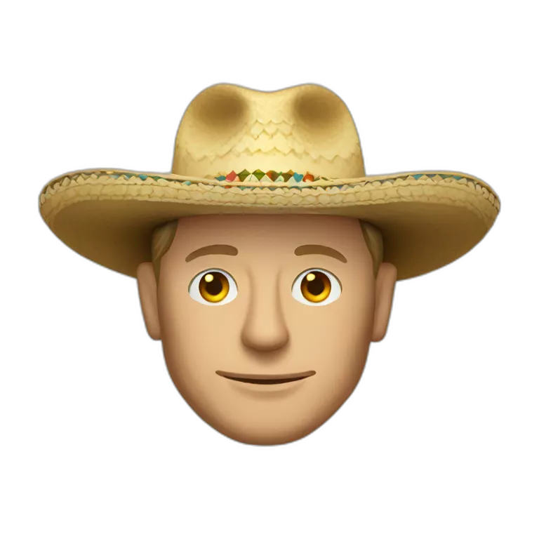 Daniel Craig wearing a sombrero