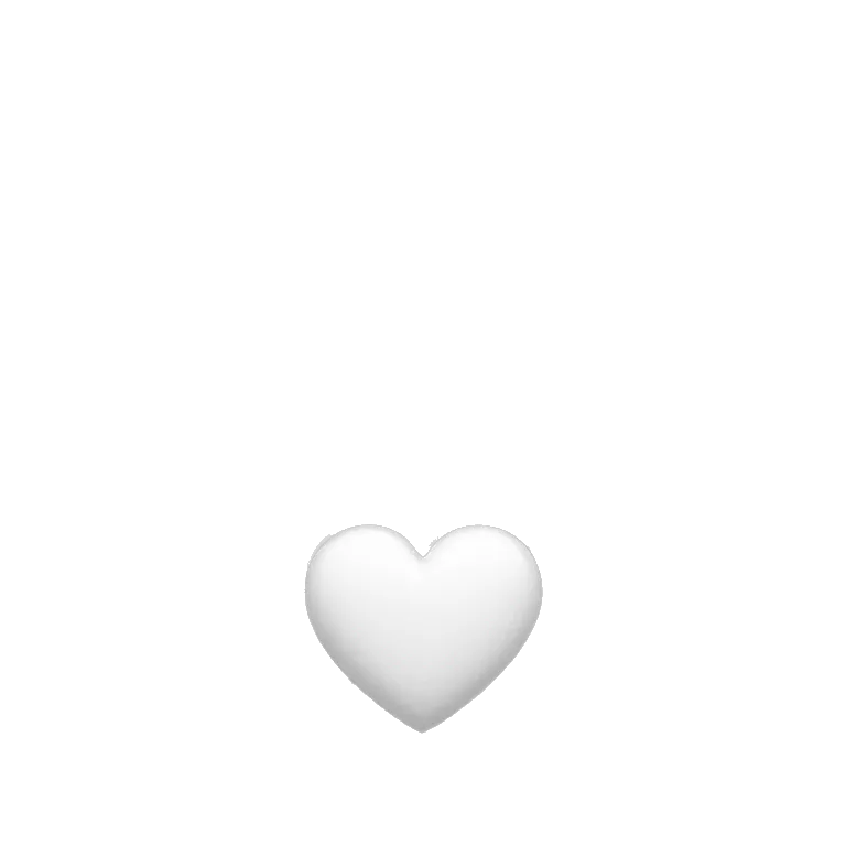White heart