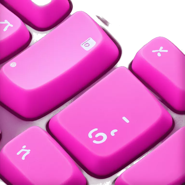 Logitech K350 pink keyboard