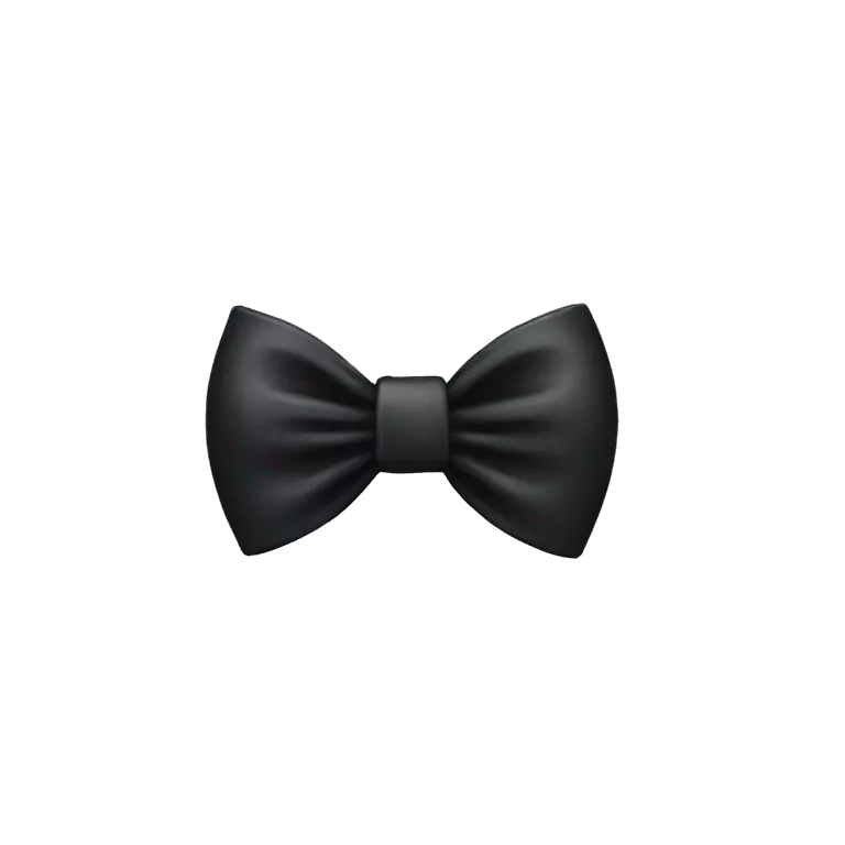 black bow