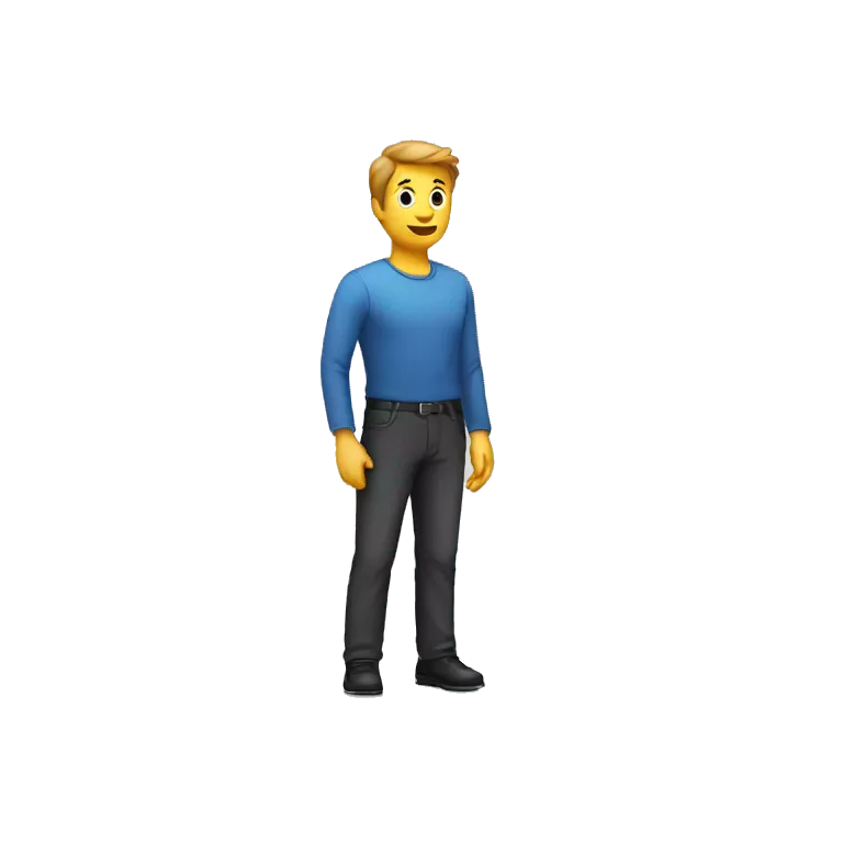 a man having question mark