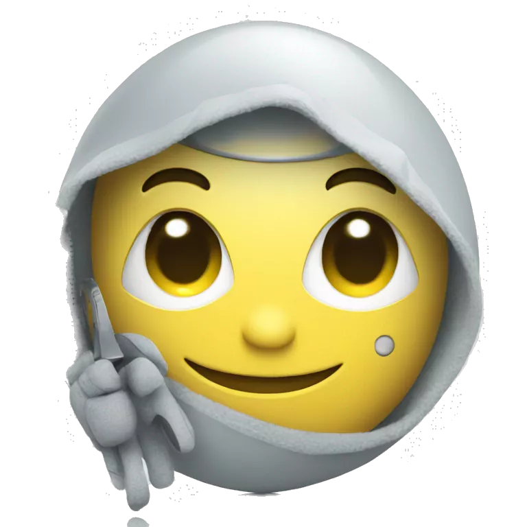 a robot with a sweet smile with a cleaning cloth in his hands