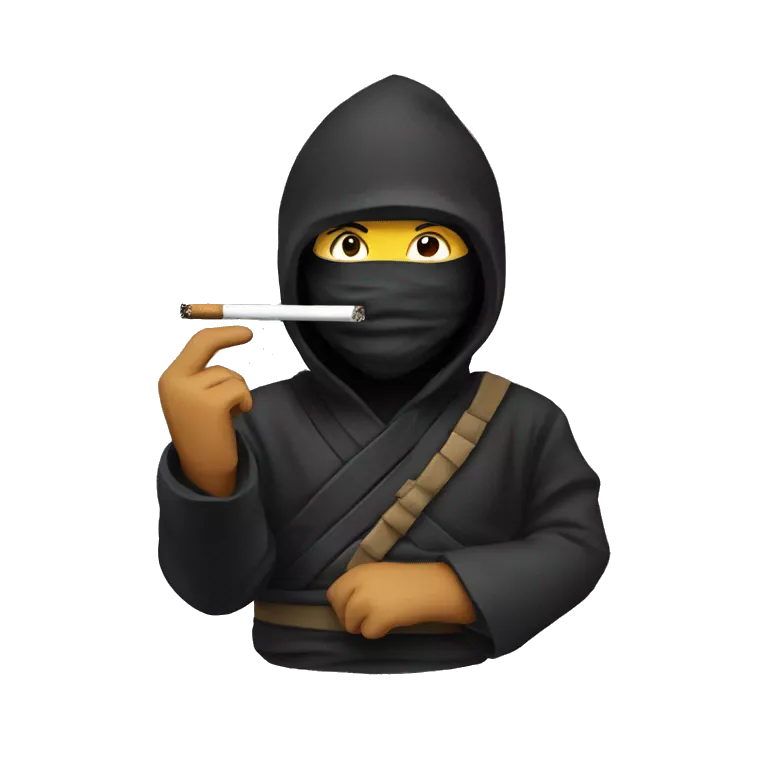 Ninja smoking