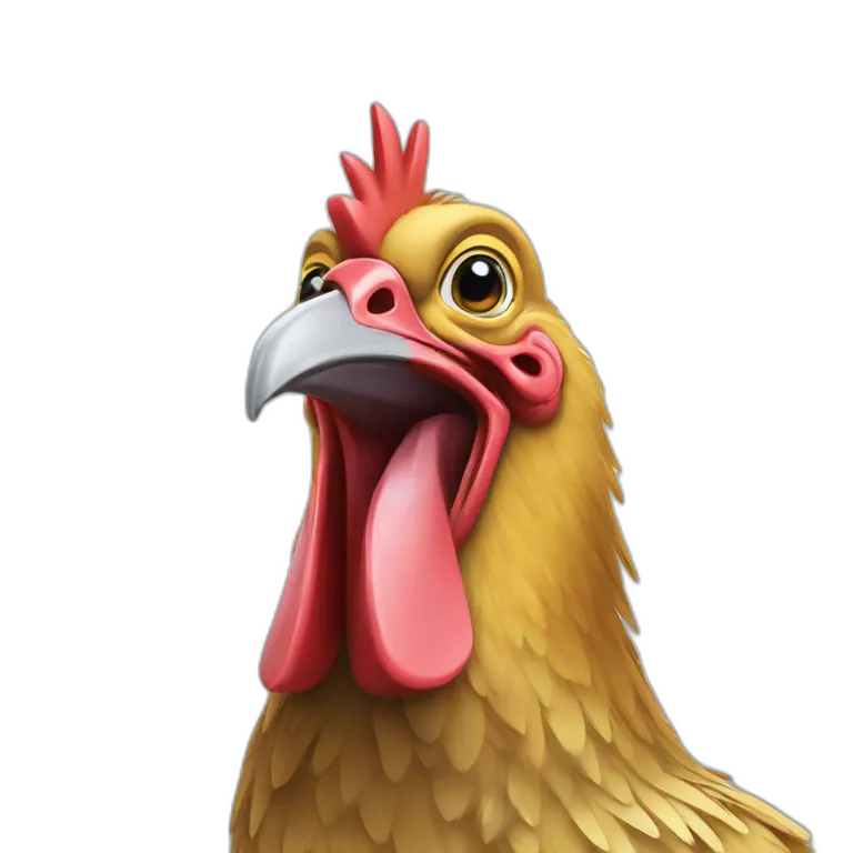Happy Australian Bin chicken