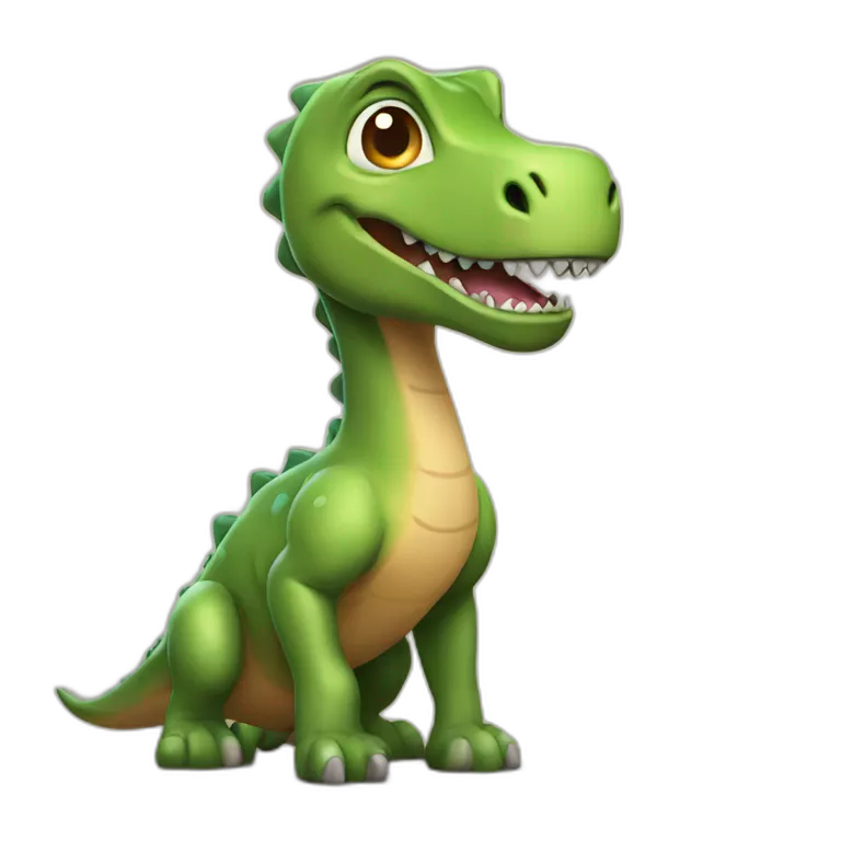 Un chat sur un dinosaure