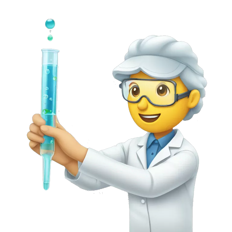 Biotechnology scientists holding pipette