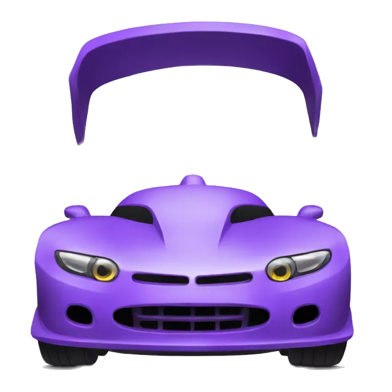 a purple race-car