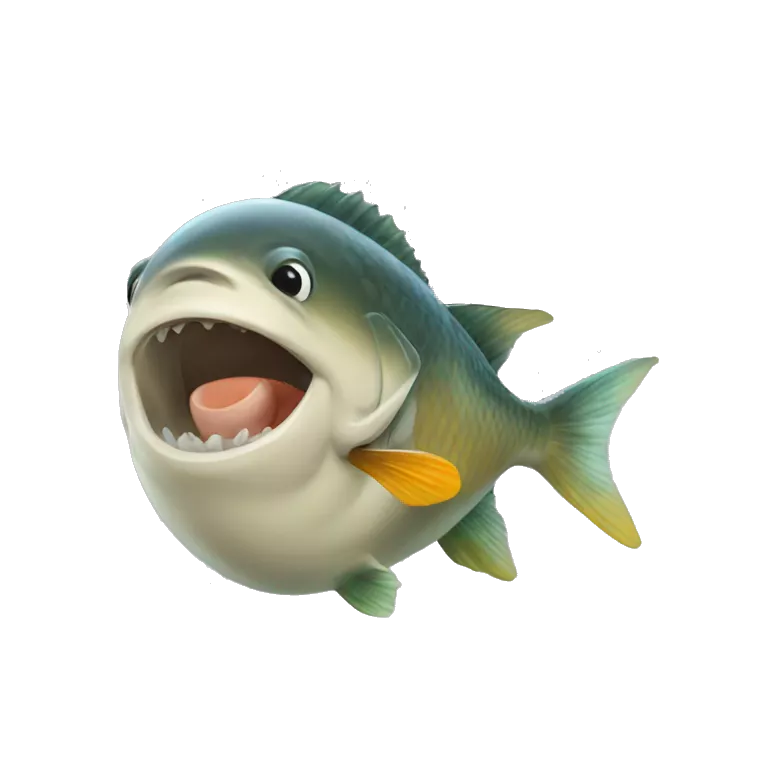 Gordo pescando
