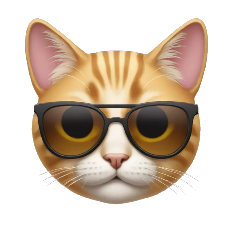 Cat with sunglasses