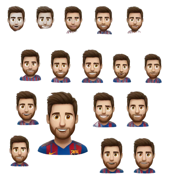 emoji de messi