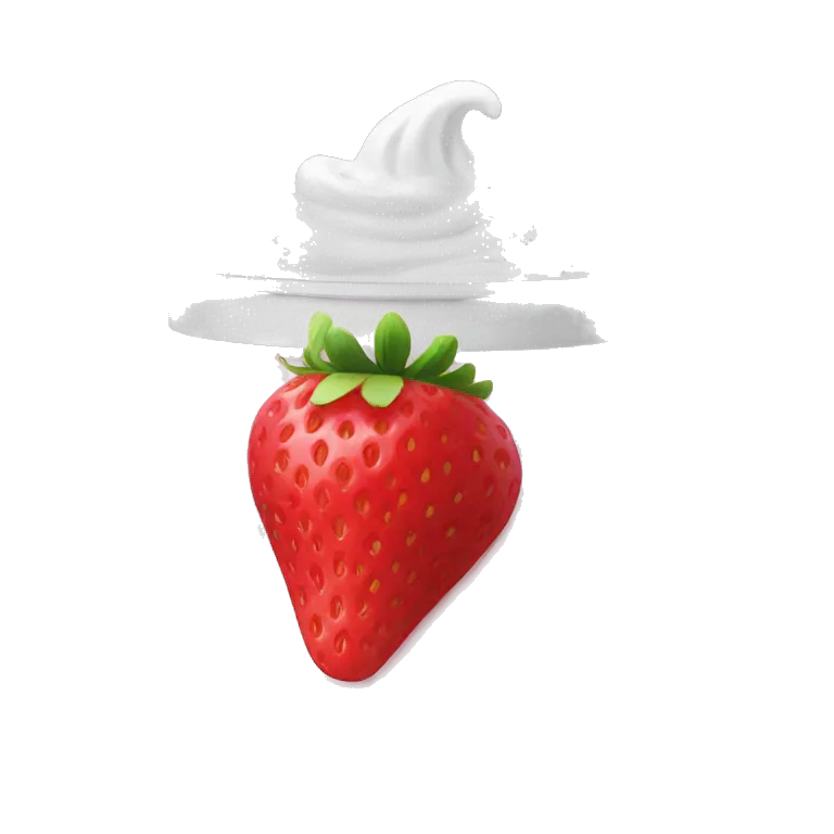 a tub of strawberry yogurt