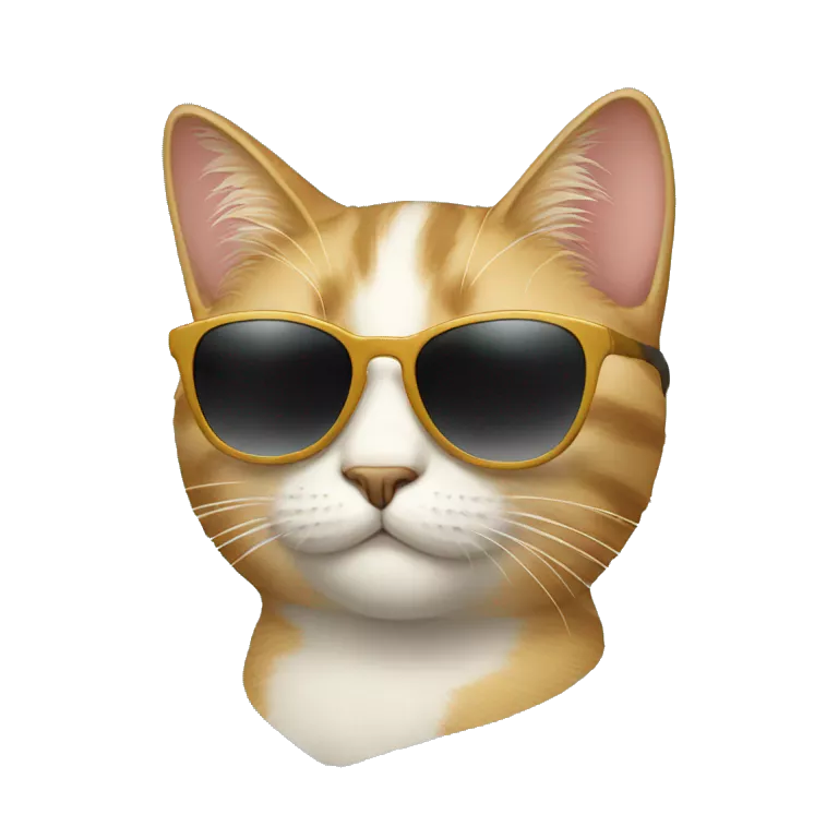 Cat with sunglasses