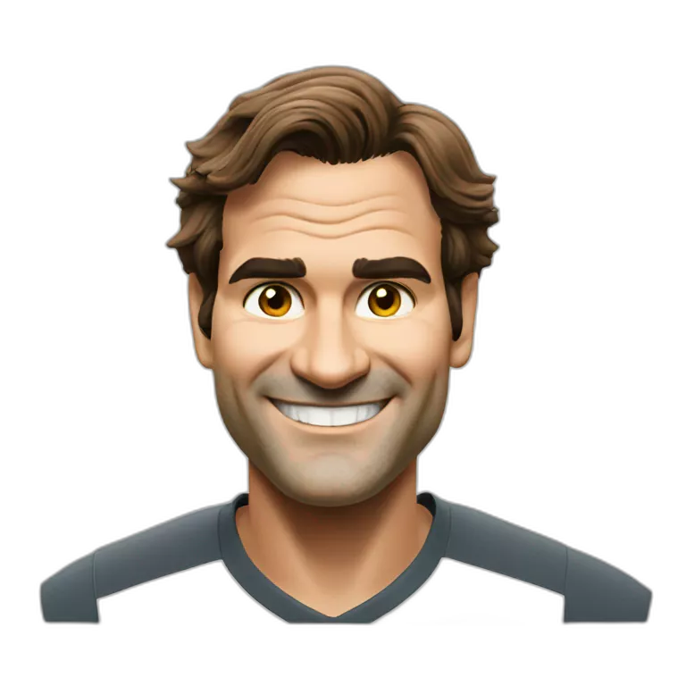 Roger Federer very happy
